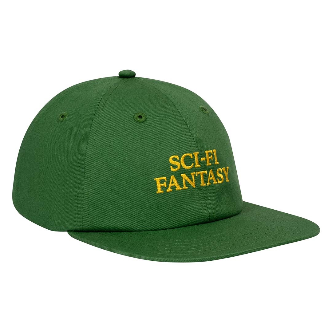 Sci-Fi Fantasy Herringbone Logo Hat Green