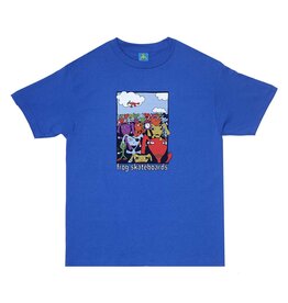 Frog Skateboards Party Monster Tee Royal Blue