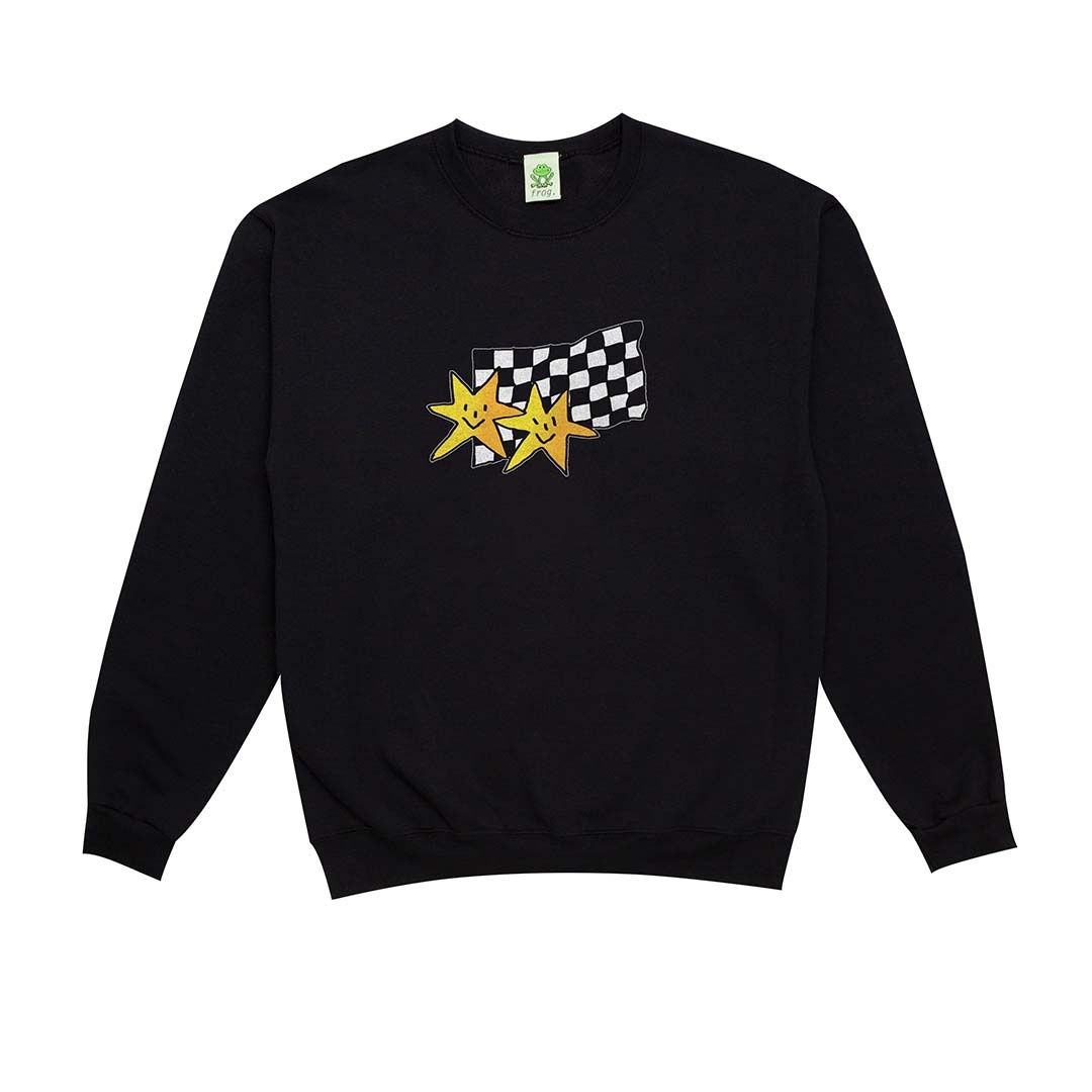 Frog Skateboards Premium Stars Crew Black