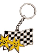 Frog Skateboards Stars Keychain Yellow