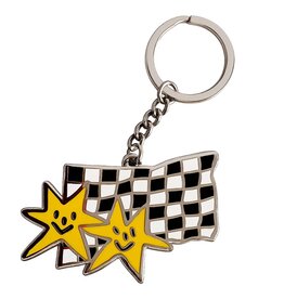 Frog Skateboards Stars Keychain Yellow