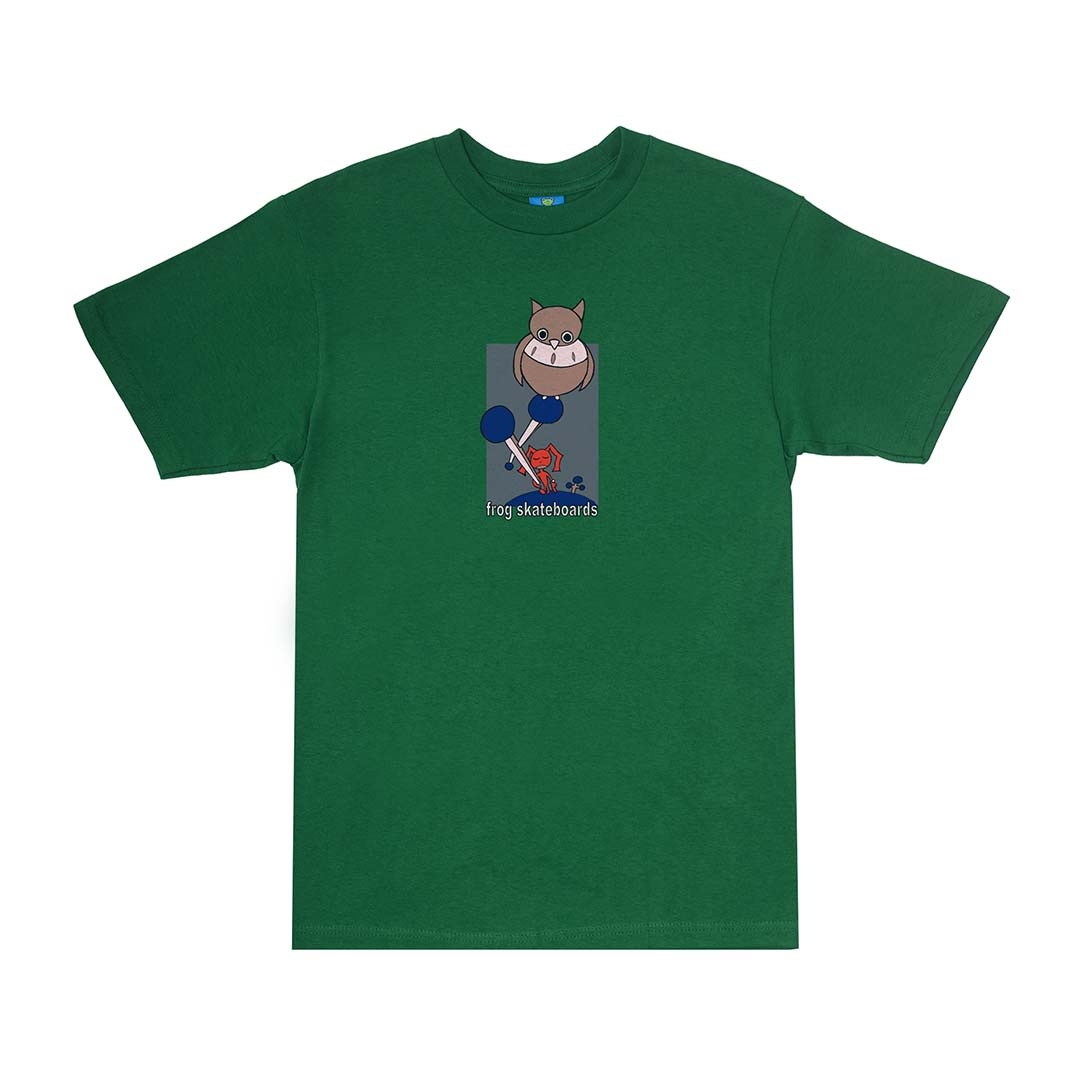 Frog Skateboards Wise One Tee Kelly Green