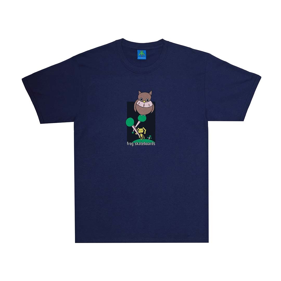 Frog Skateboards Wise One Tee Navy