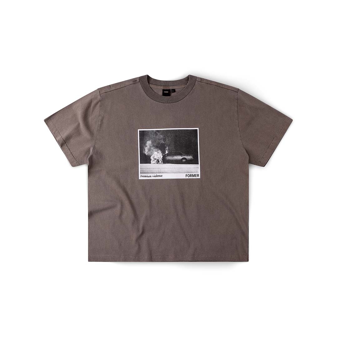 FORMER Ignite Boxy T-Shirt Brown