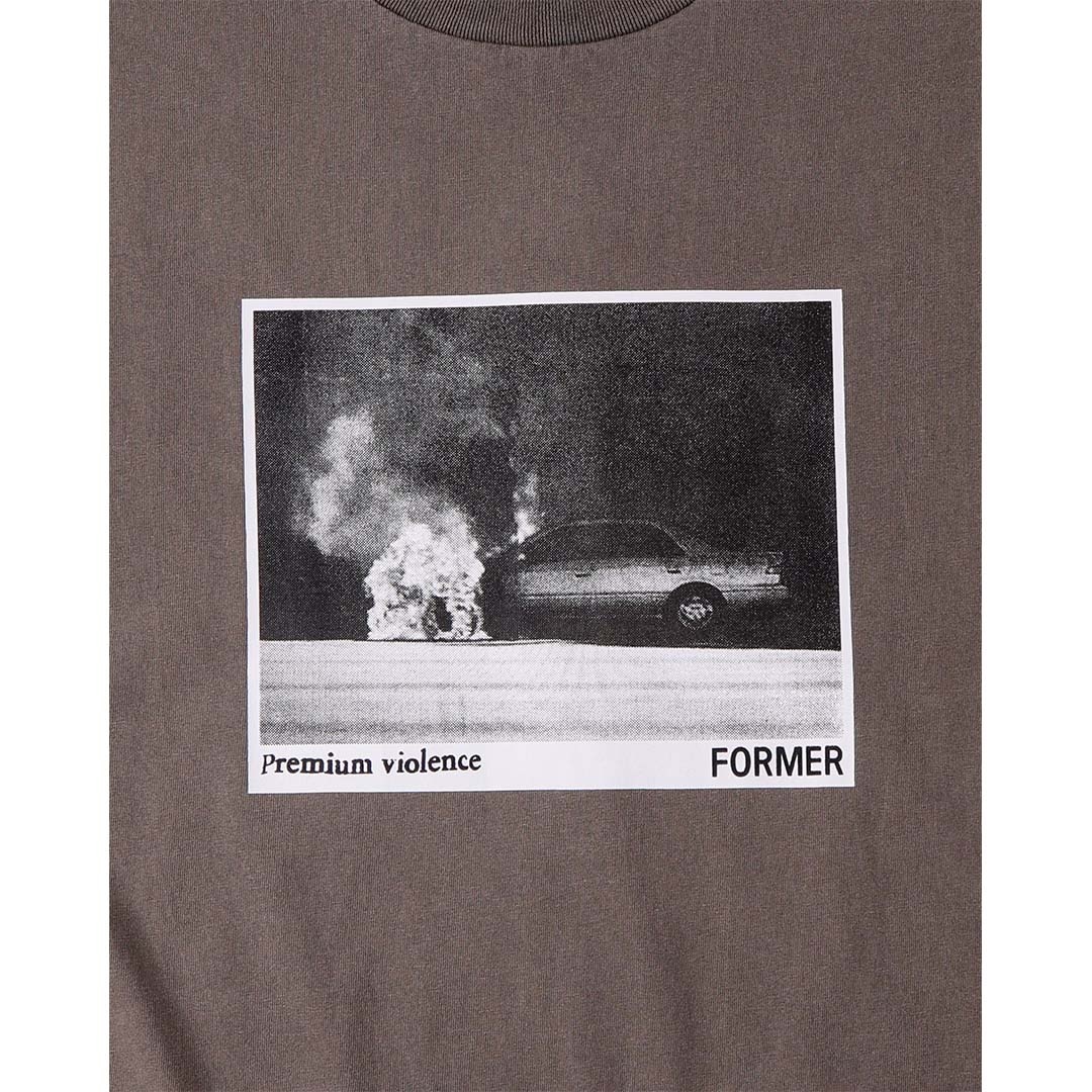 FORMER Ignite Boxy T-Shirt Brown