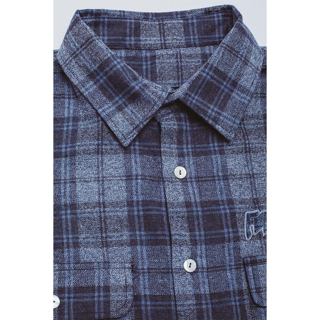 Fucking Awesome Bruce's Flannel Blue/Navy