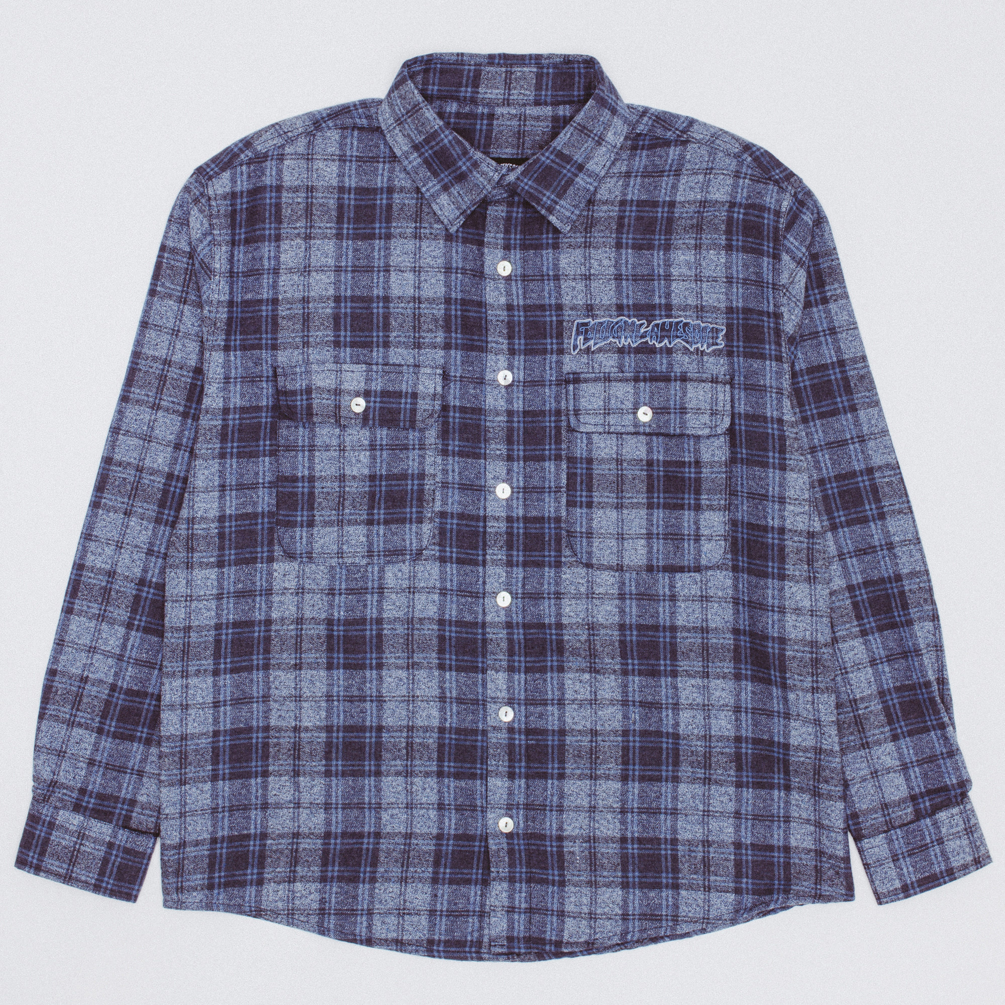 Fucking Awesome Bruce's Flannel Blue/Navy