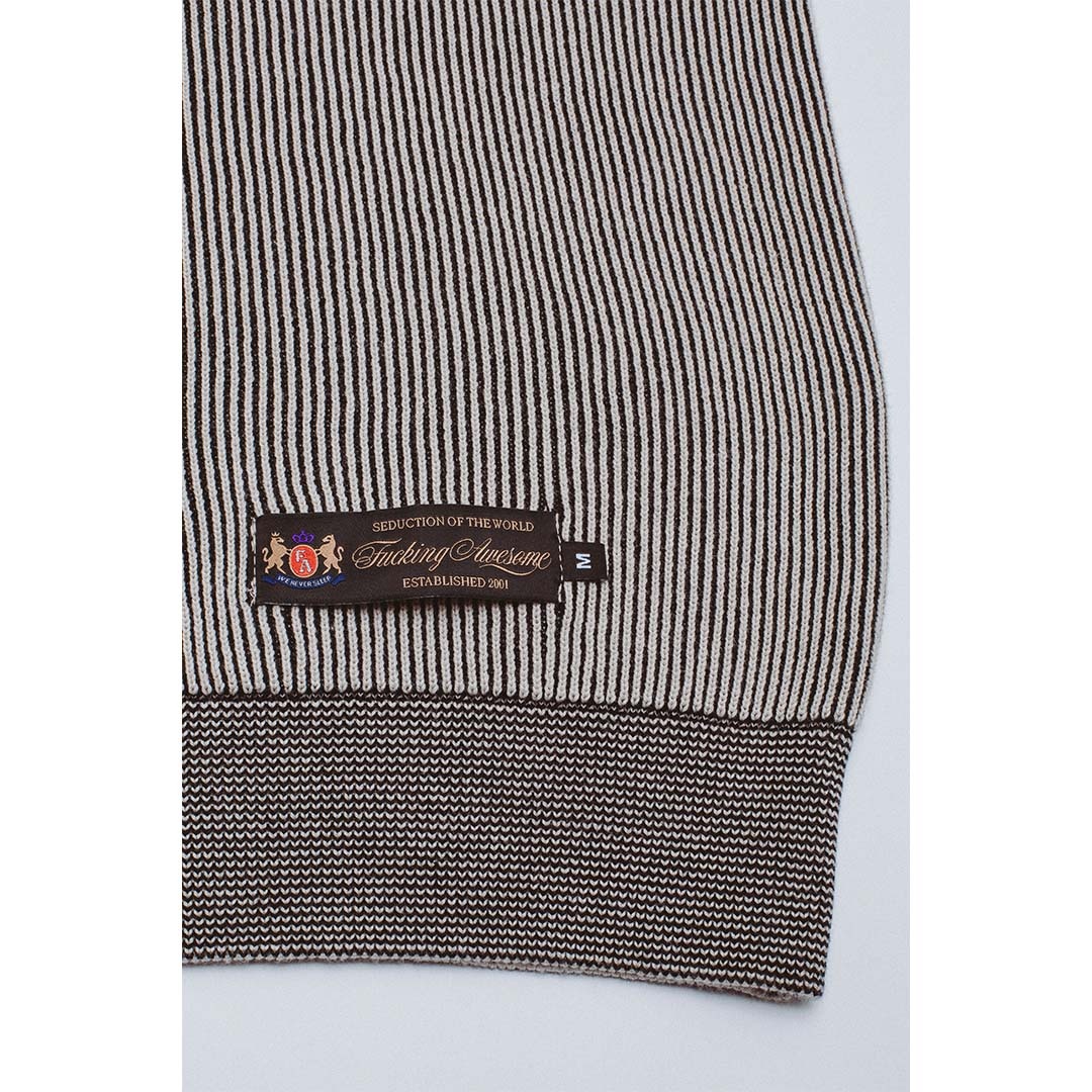 Fucking Awesome Reversible Knitted Sweater Grey