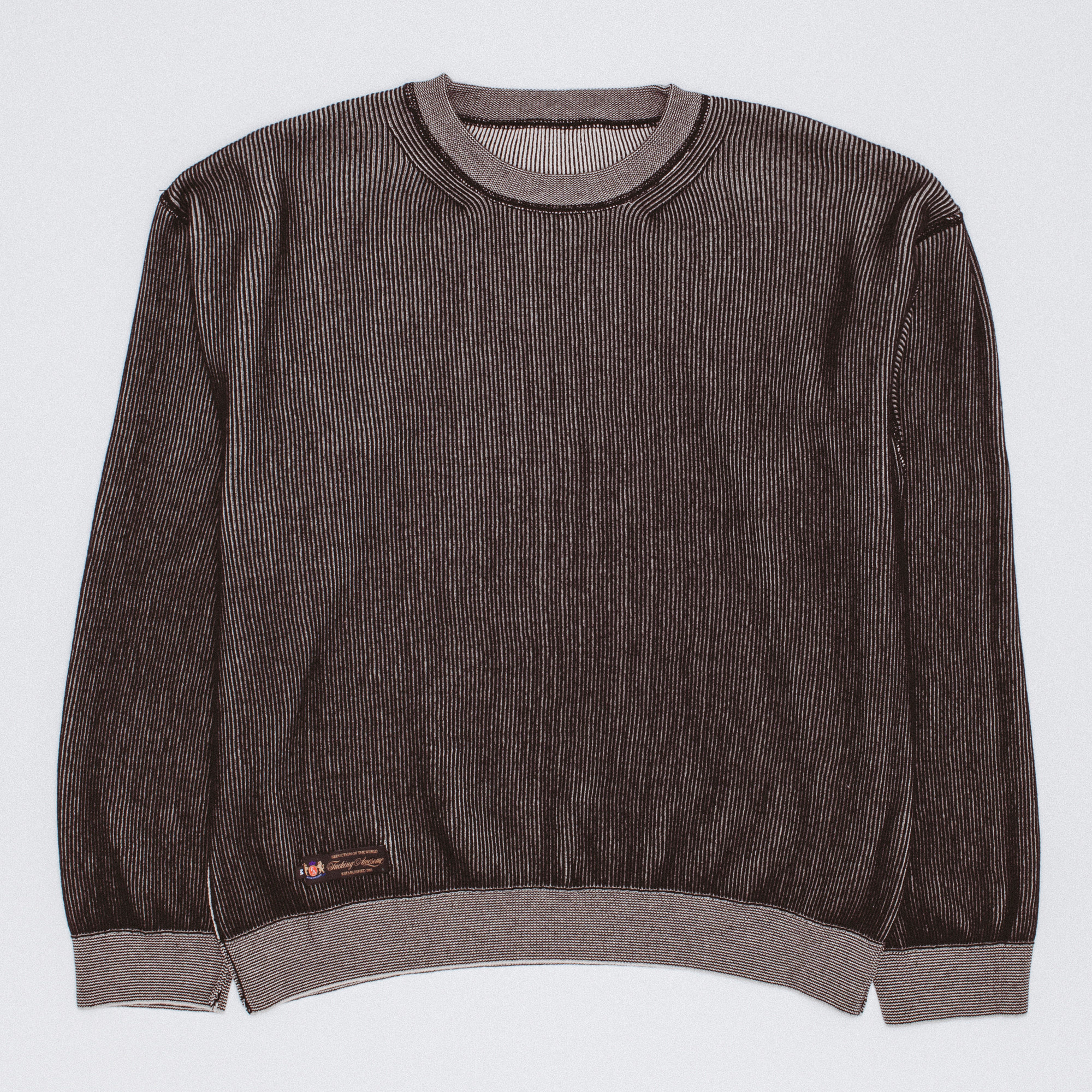 Fucking Awesome Reversible Knitted Sweater Grey