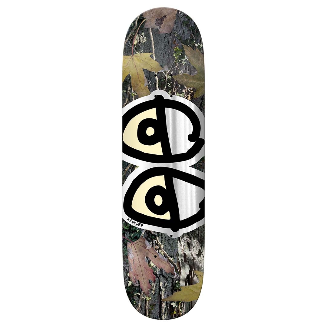 Krooked Team Eyes Camo - 8.5" Silver Foil