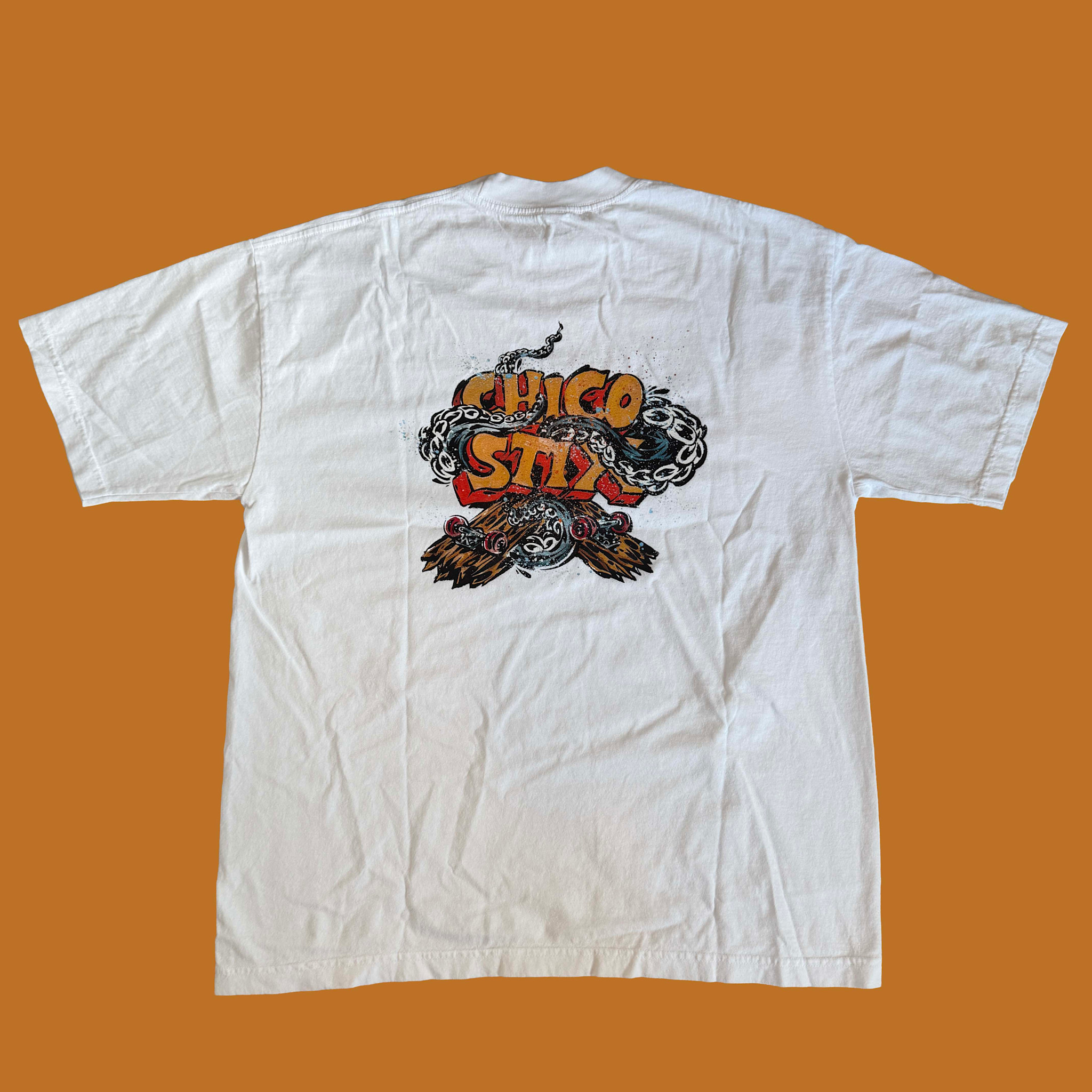 Chico Stix Pawel Swanski x Chico Stix Tee White