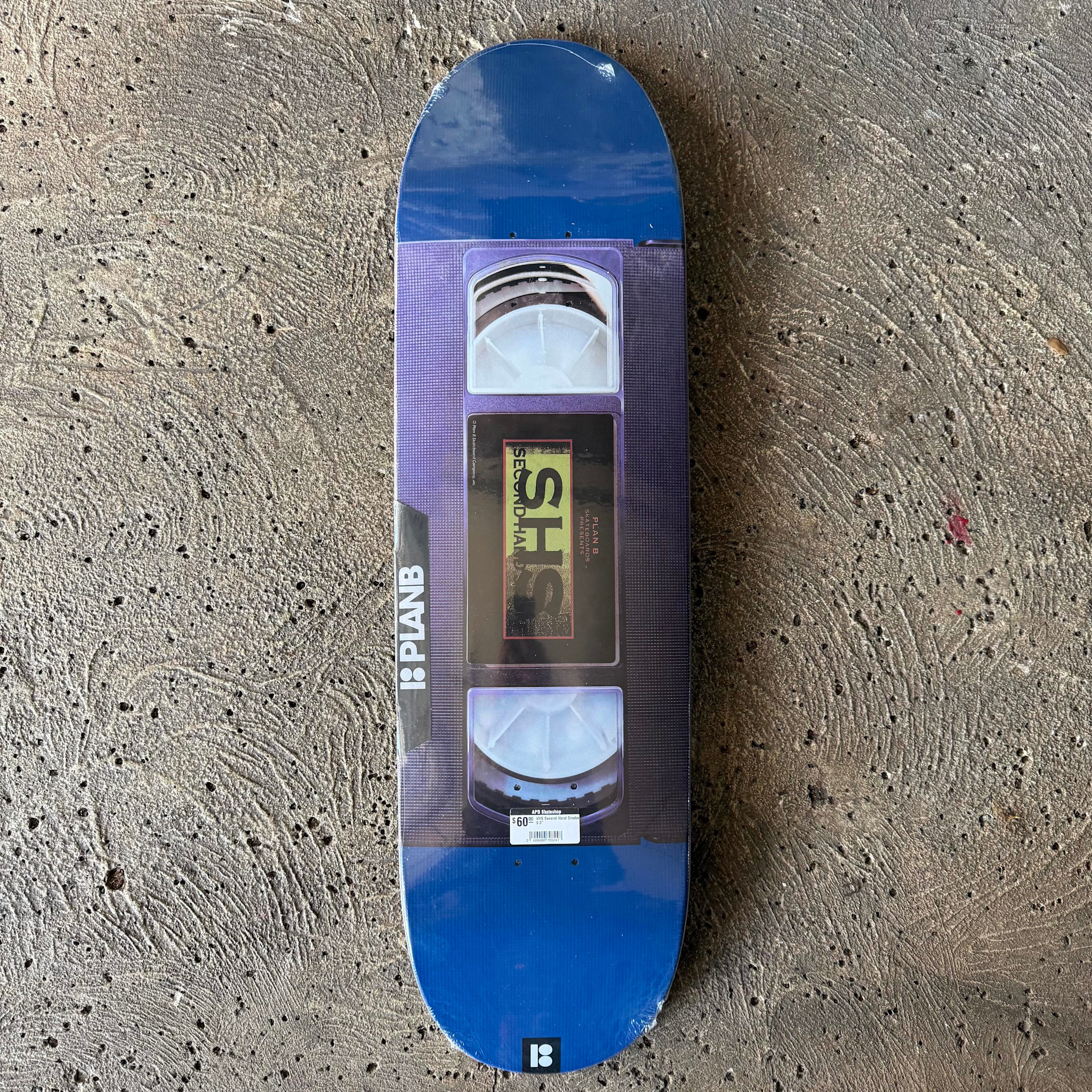 Plan B Skateboards VHS Second Hand Smoke 9.0"