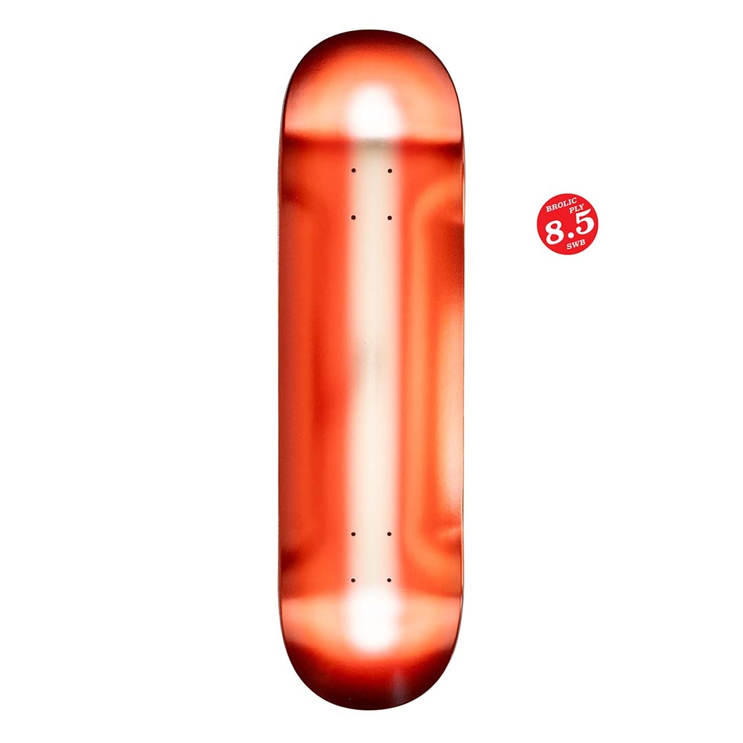 Hardbody Skateboards Red Sabre Brolic Ply 8.5"