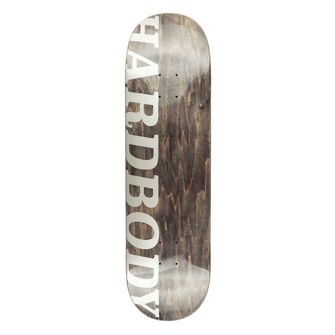 Hardbody Skateboards Hardbody OG Logo Black/Silver 8.5"