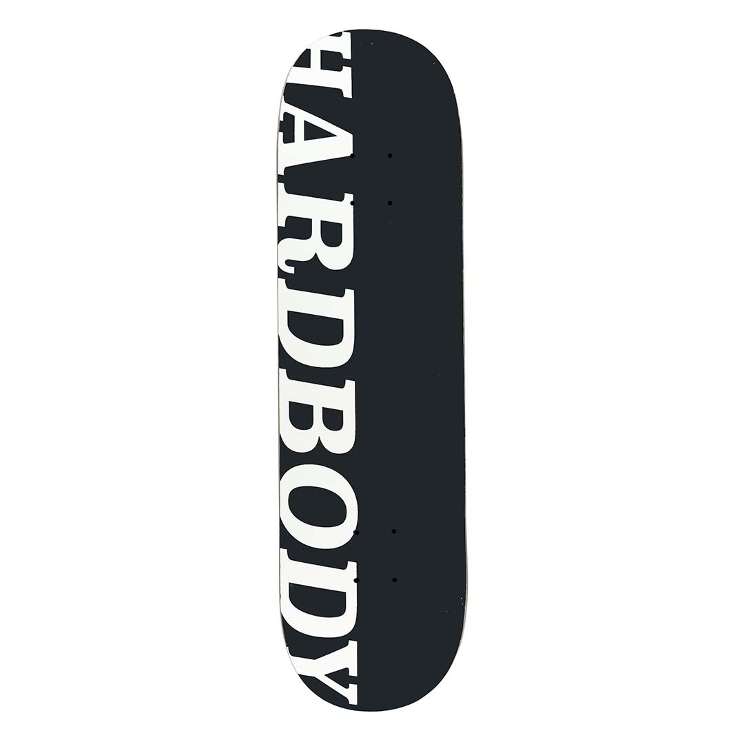 Hardbody Skateboards Hardbody OG Logo Black/White 8.125"
