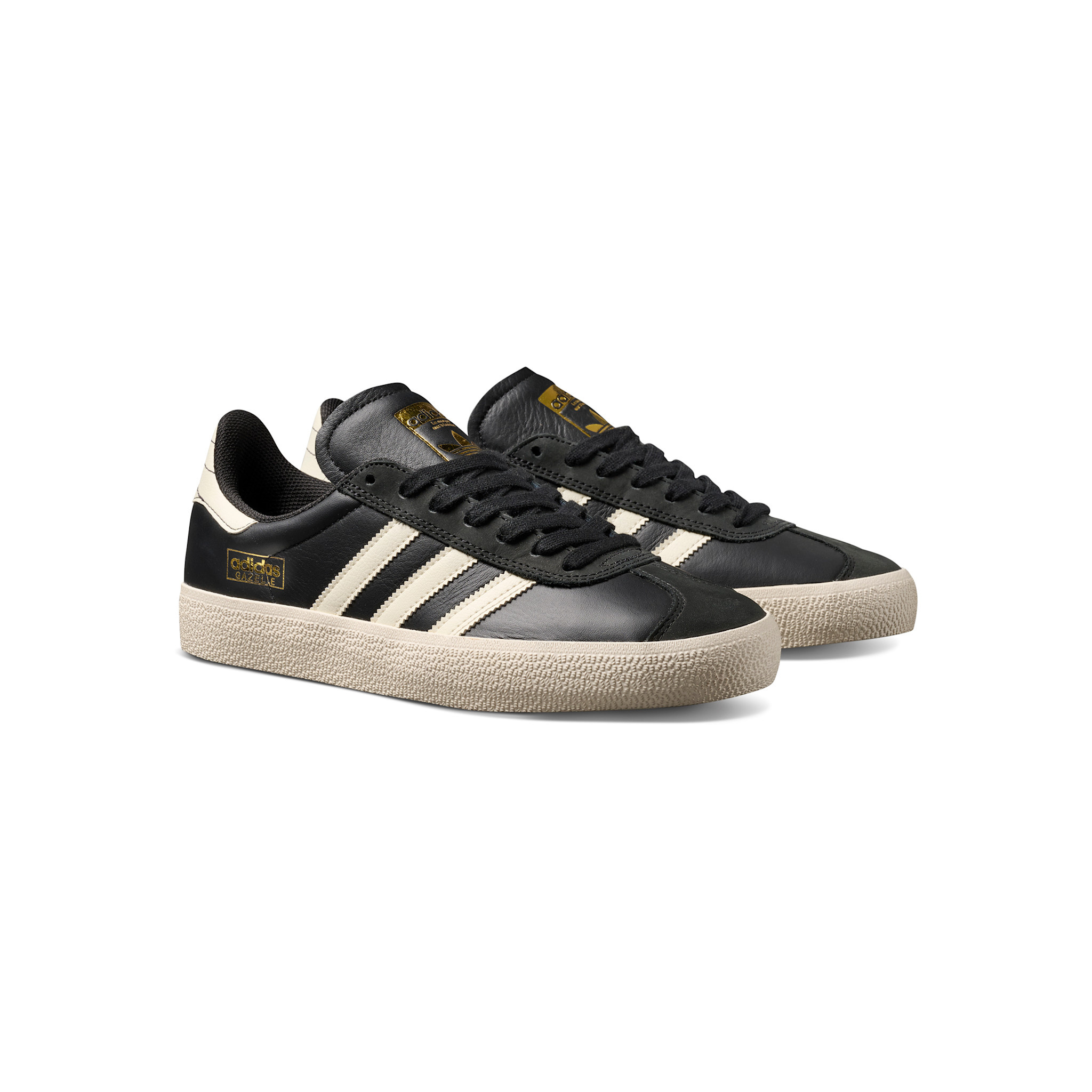 Adidas Gazelle ADV Core Black/Cream White/ Gold Metallic