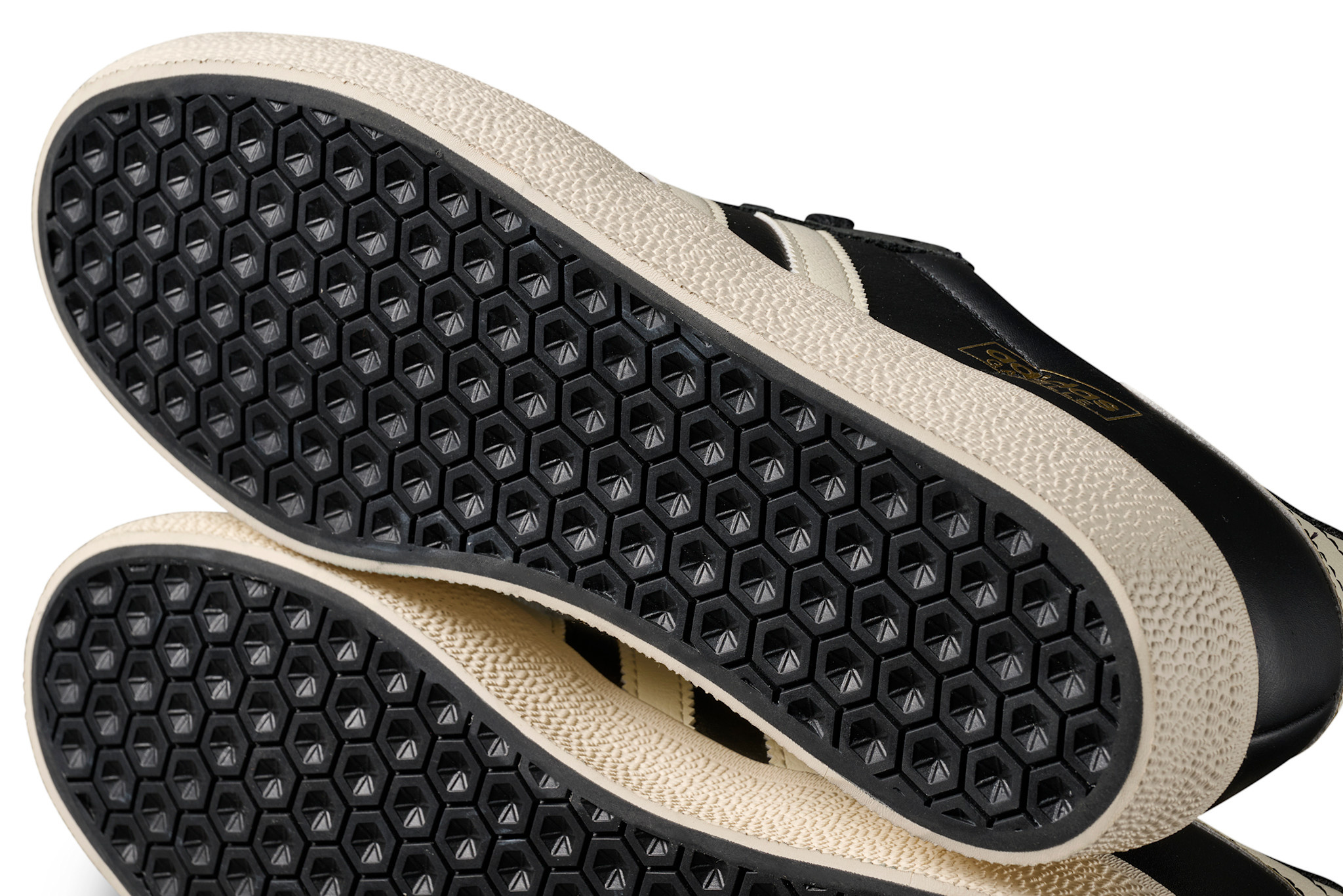 Adidas Gazelle ADV Core Black/Cream White/ Gold Metallic