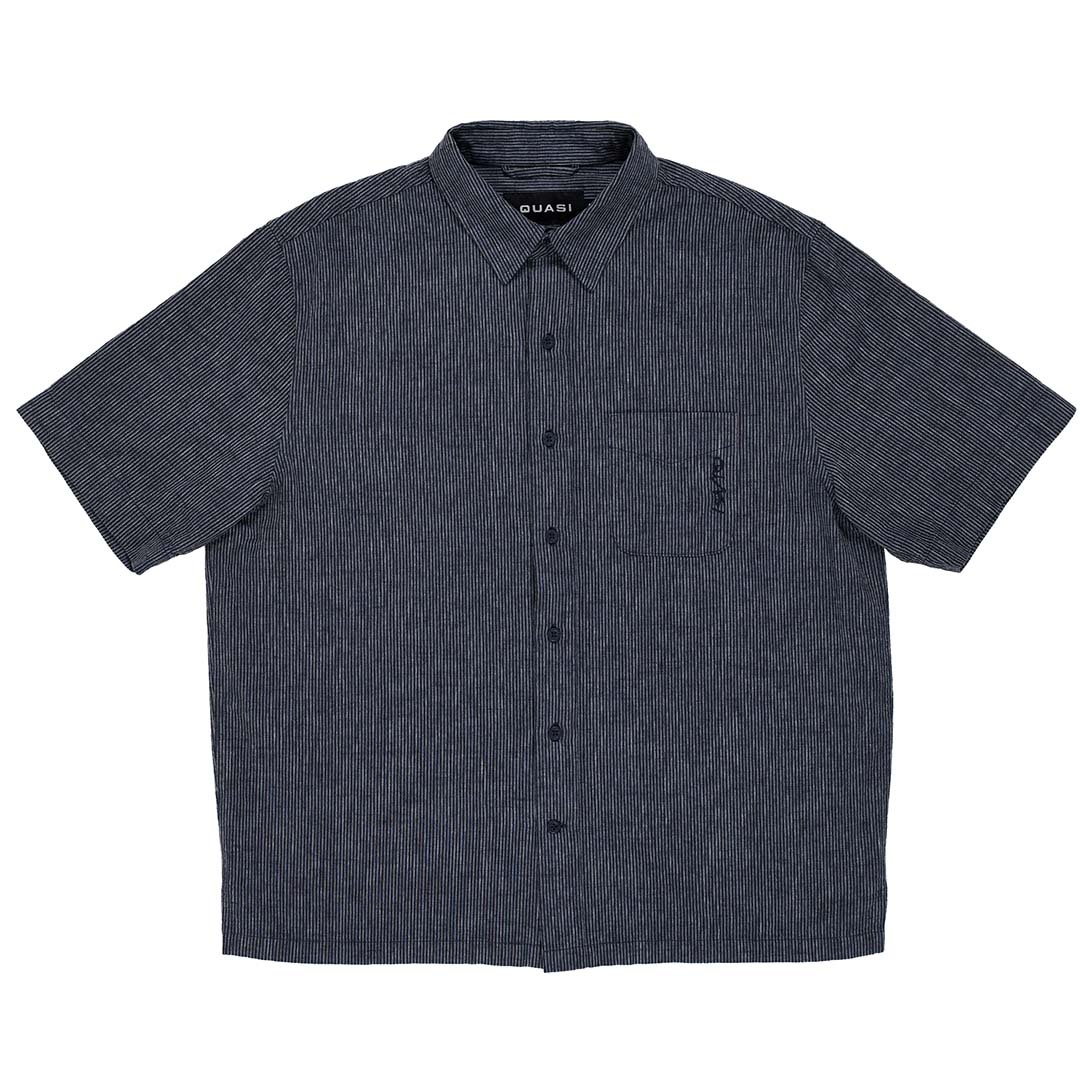 Quasi Skateboards Kalvin SS Button Up Navy