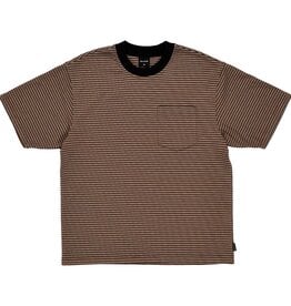 Quasi Skateboards ISO Striped Pocket Tee Brown