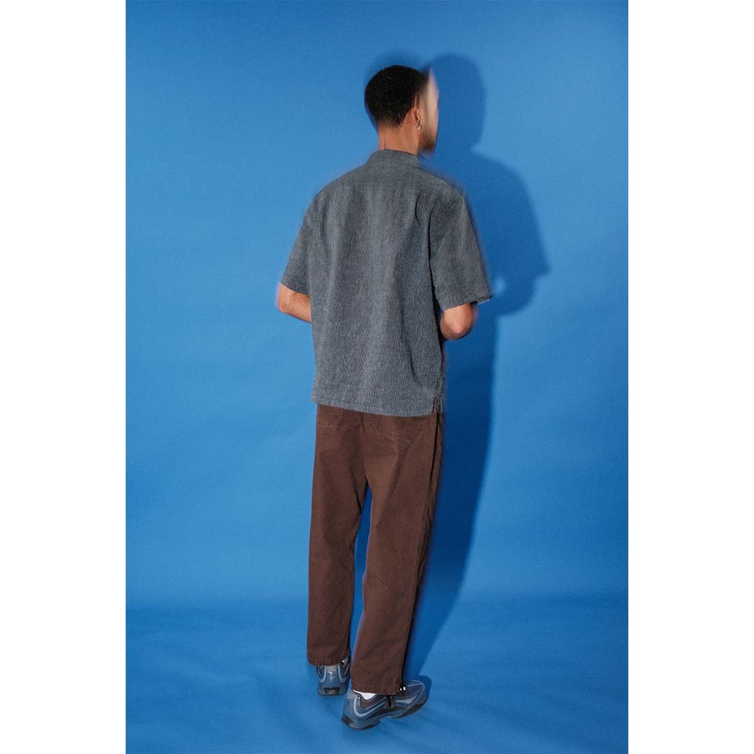 Quasi Skateboards Kalvin SS Button Up Navy