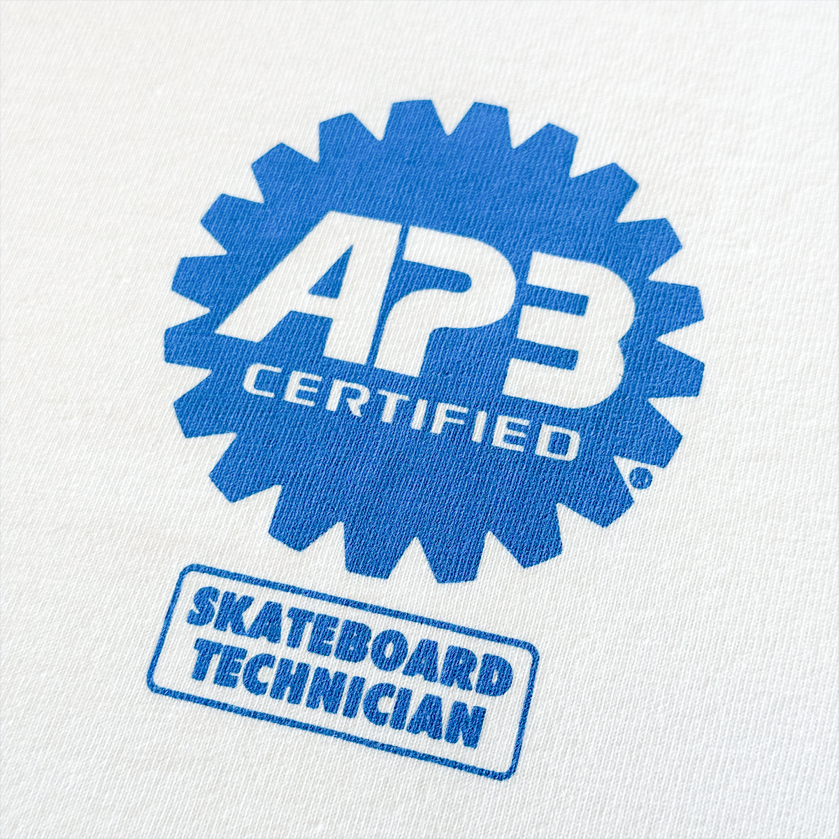 APB Skateshop APB Certified Tee White