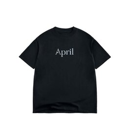 April Skateboards Rhinestone Tee Black