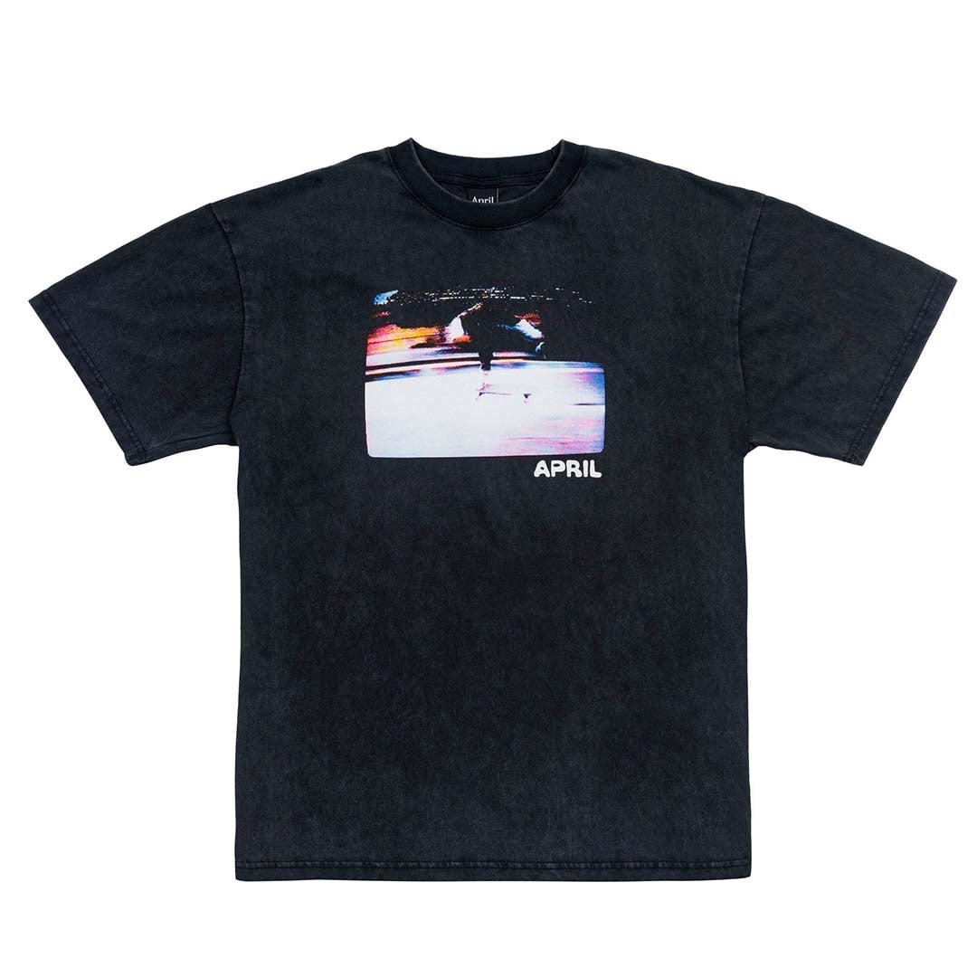 April Skateboards Guy 1990 Tee Vintage Black