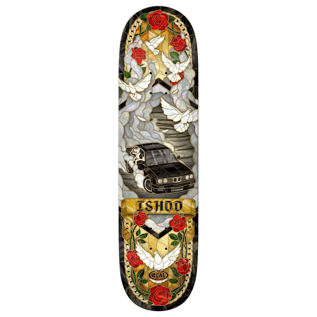Real Skateboards Ishod - Cathedral  - *New* - 8.25" Twin Tail