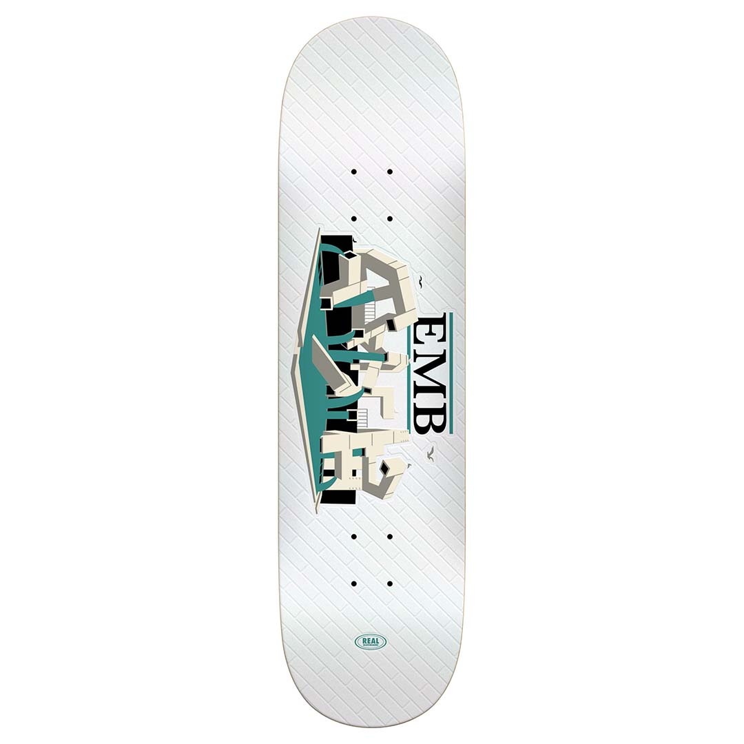 Real Skateboards Team  - Emb - 8.5"