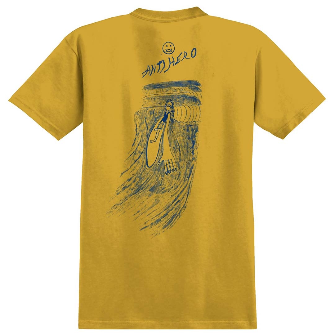 Anti Hero Expressions Sun Tee Heather Mustard