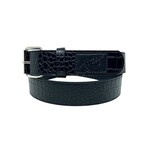 Loosey Black Croc Large Belt