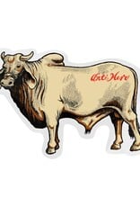 Anti Hero Antihero Cow Sticker 7"