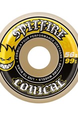 Spitfire Wheels Spitfire F4 99d Conical Yellow Print 56mm