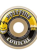 Spitfire Wheels Spitfire F4 99d Conical Yellow Print 54mm