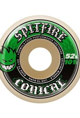 Spitfire Wheels Spitfire F4 101d Conical Green Print 52mm