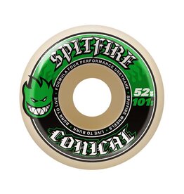 Spitfire Wheels Spitfire F4 101d Conical Green Print 52mm