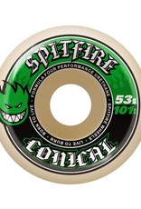 Spitfire Wheels Spitfire F4 101d Conical Green Print 53mm
