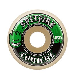 Spitfire Wheels Spitfire F4 101d Conical Green Print 53mm