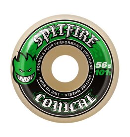 Spitfire Wheels Spitfire F4 101d Conical Green Print 56mm