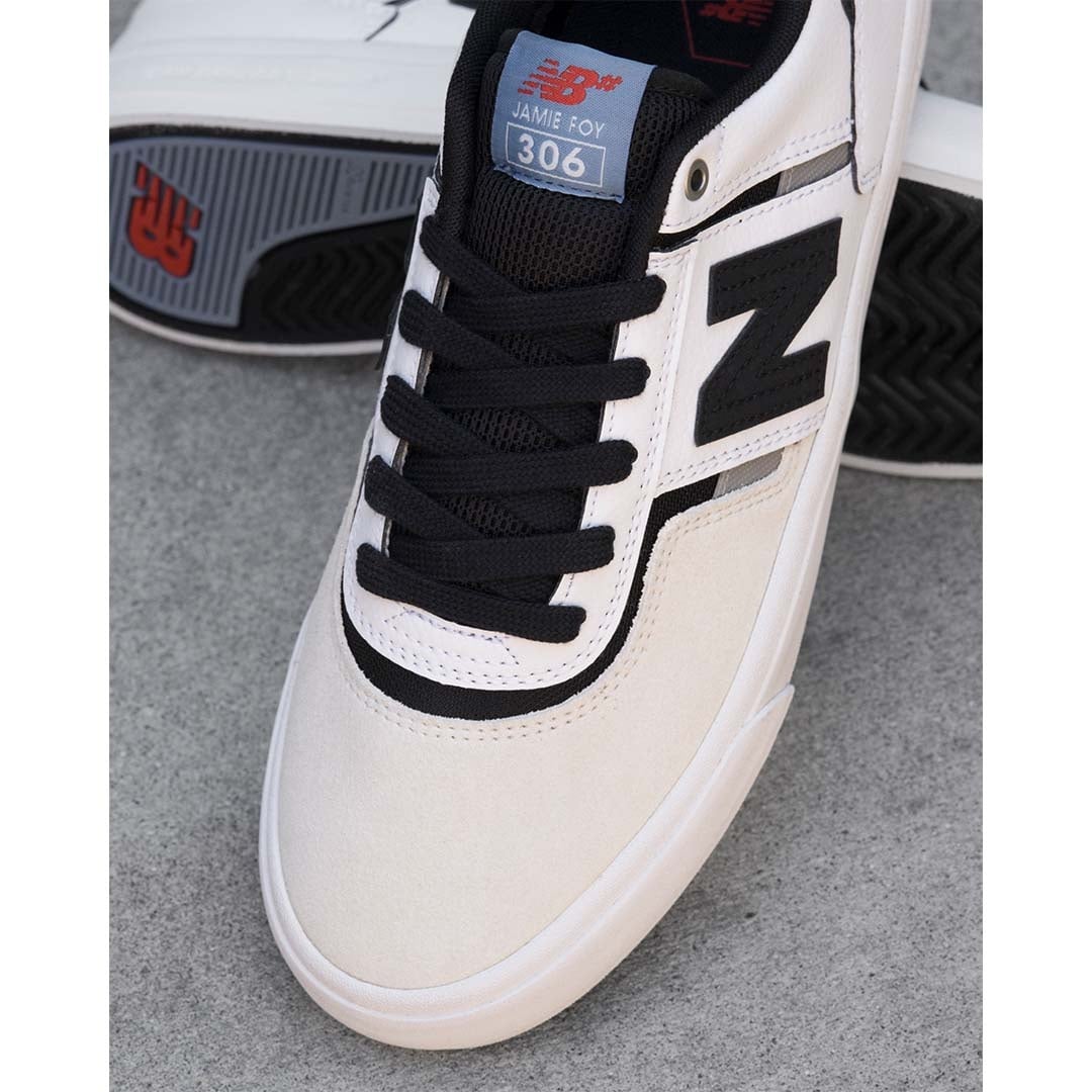New Balance Numeric 306 Foy White/Black Suede