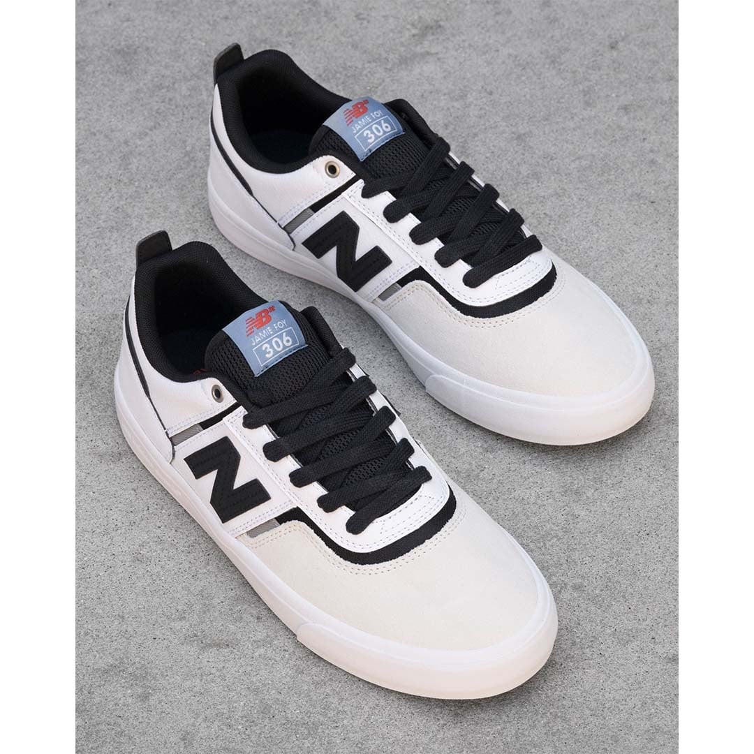 New Balance Numeric 306 Foy White/Black Suede