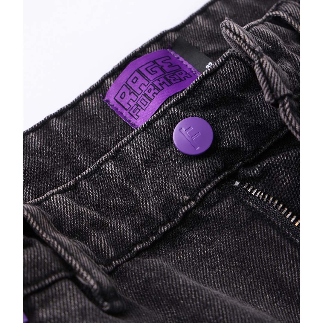 FORMER Studded Denim 21" Walkshort Black