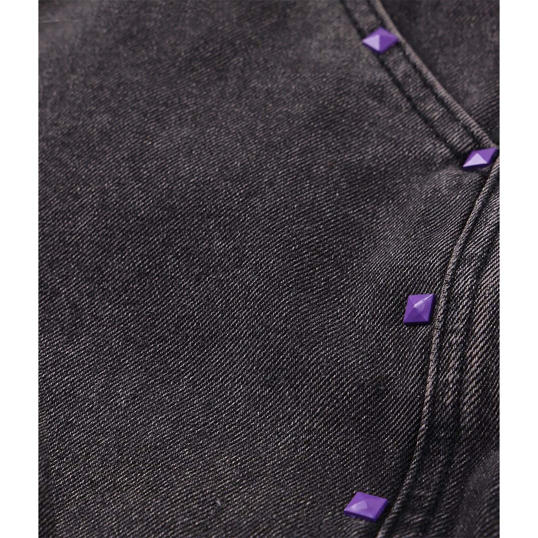 FORMER Studded Denim 21" Walkshort Black