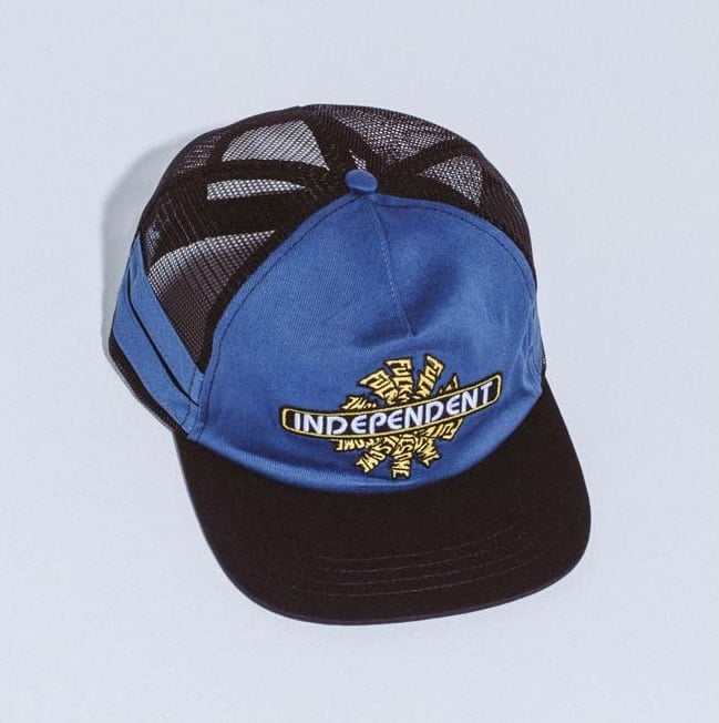 Fucking Awesome FA X Independent Spiral Logo Trucker Navy