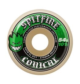 Spitfire Wheels Spitfire F4 101d Conical Green Print 54mm