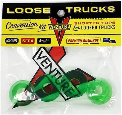 Venture Trucks Loose Trucks Conversion Kit 90a Green Bushings