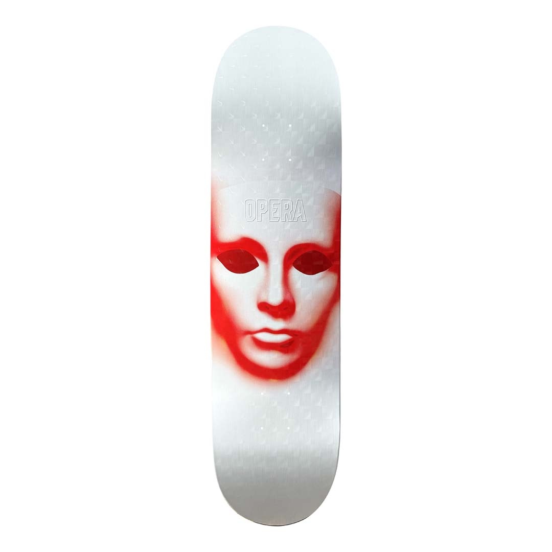 Opera Face White Holographic 8.5"