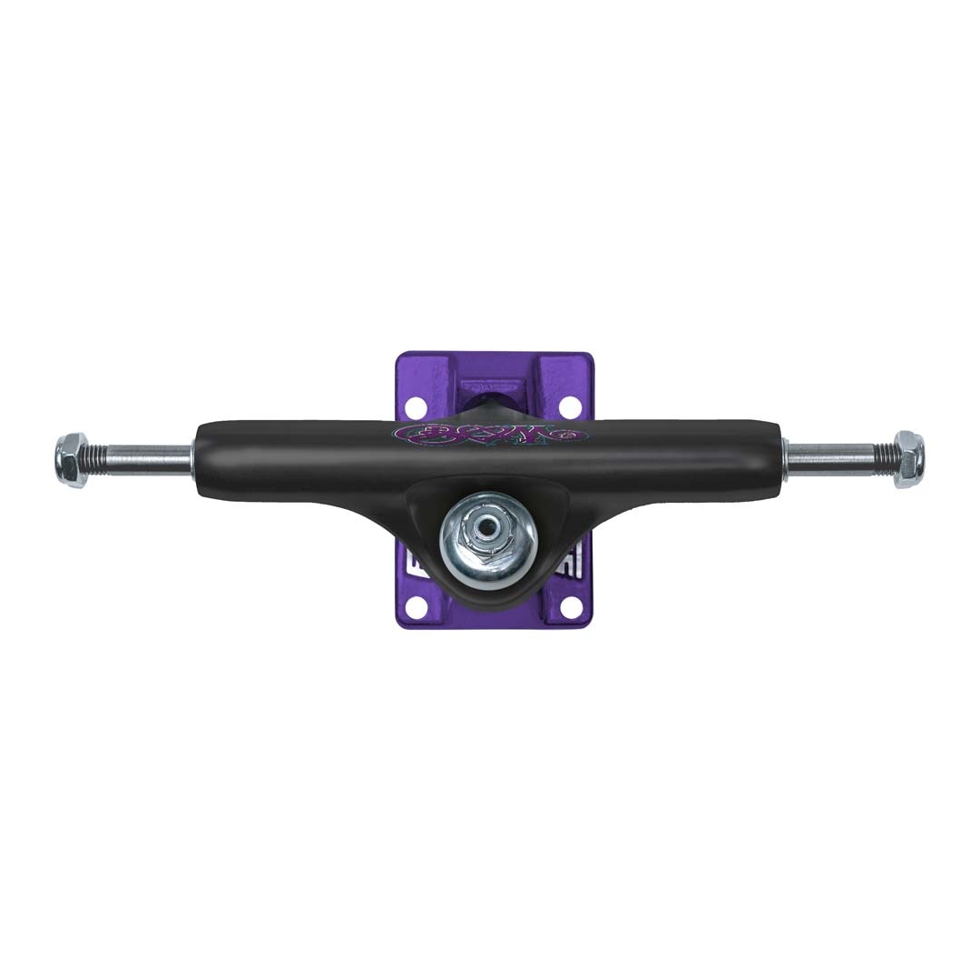 Slappy Trucks ST1 Hollow Bam Black/Purple 8.5"