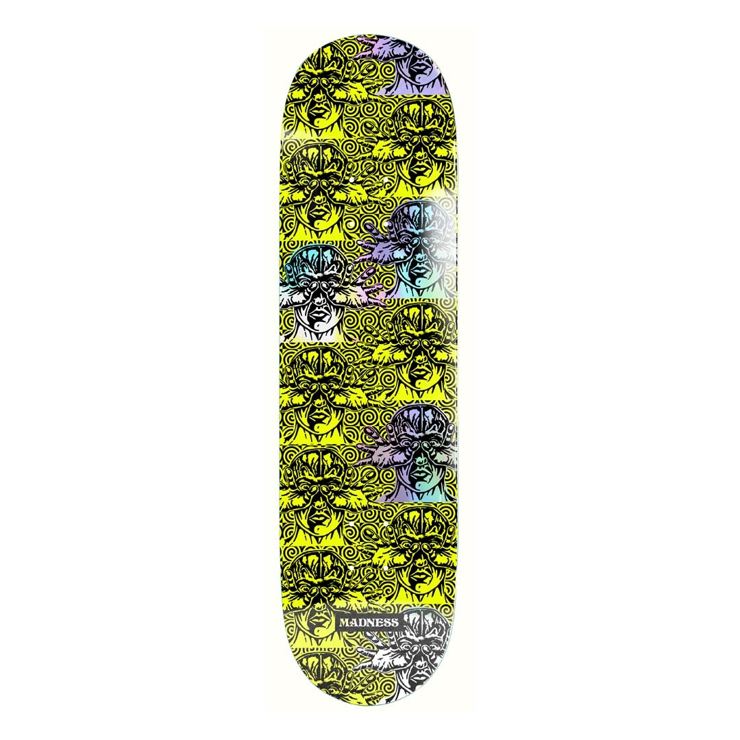 Madness Repeat Offender Safety Yellow/Holographic 8.25"
