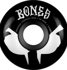 Bones OG Formula 54mm V4 Wides 100a Black